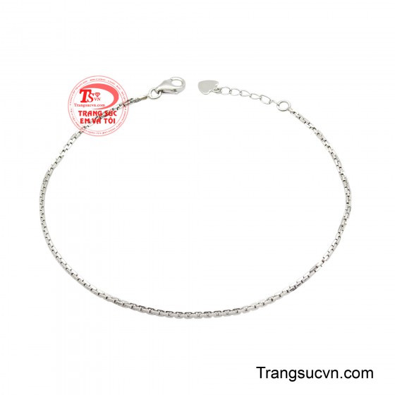 Lắc Tay Vàng Trắng Đoan Trang
