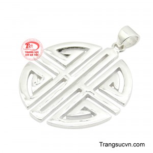 Thiết kế lấy cảm hứng từ chữ Hỷ cách điệu trong hình tròn cân đối, tượng trưng cho sự hòa hợp, sung túc và bền vững theo thời gian. 