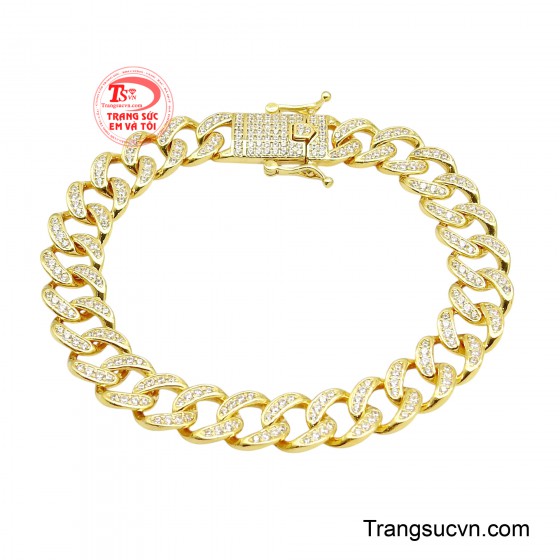 Lắc Tay Nam Vàng Phong Cách