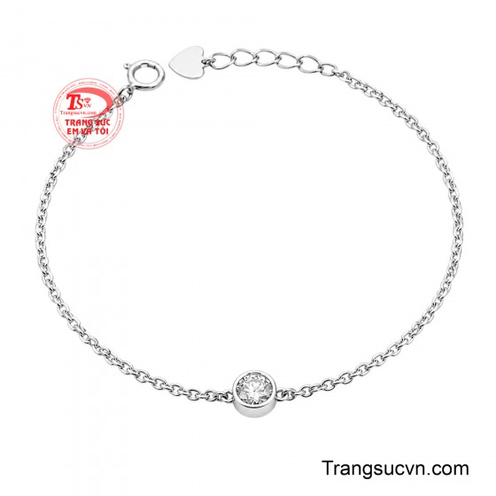 Lắc Tay Vàng Trắng Thiên Ngân