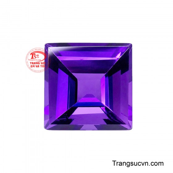 Viên Thạch Anh Tím Khai Vận