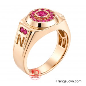 Nhẫn Nam Ruby Thời Thượng là lựa chọn dành cho quý ông yêu thích phong cách sang trọng và khác biệt.