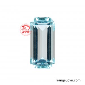 Viên Aquamarine Hưng Thịnh mang vẻ đẹp tinh tế và sang trọng. 