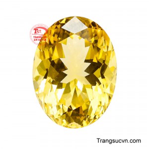 Viên Thạch Anh Vàng Long Châu