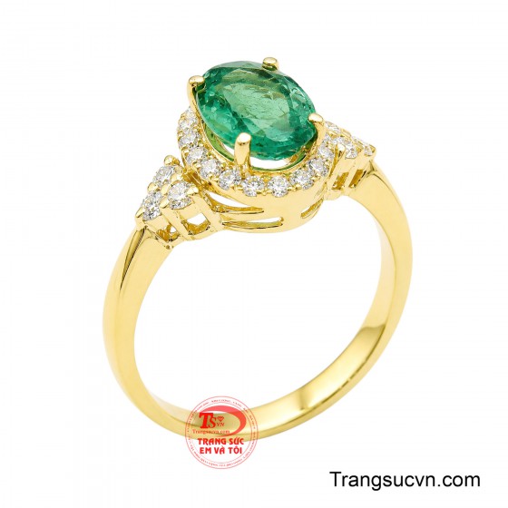 Nhẫn Nữ Emerald Hưng Thịnh