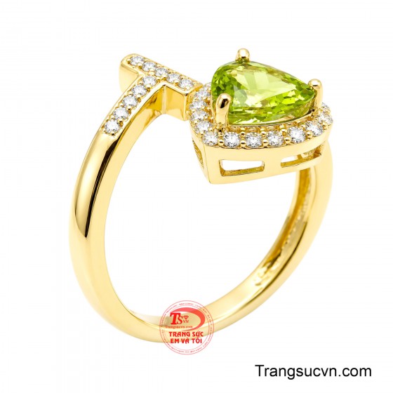 Nhẫn Peridot Lục Quang
