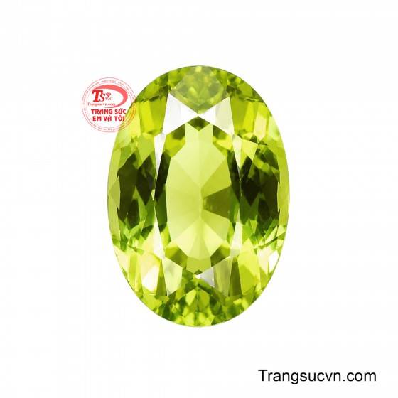 Viên Peridot Oval Tài Lộc