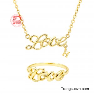 Bộ Trang Sức Tình Yêu Gắn Kết