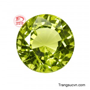 Viên Peridot Chế Tác cân đối giúp bề mặt viên đá đón sáng tốt, tạo hiệu ứng lấp lánh mềm mại và làm nổi bật chiều sâu tự nhiên của Peridot. 