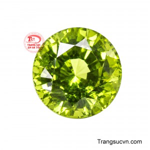Viên Peridot Lục Ngọc Hưng Thịnh gây ấn tượng bởi gam màu gợi liên tưởng đến những mầm non đang sinh trưởng, tượng trưng cho sự phát triển và thịnh vượng. 
