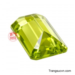 Viên đá gợi hình ảnh sắc ngọc xanh tỏa sáng, tượng trưng cho ánh sáng, sự sáng suốt và nguồn sinh khí tích cực. 