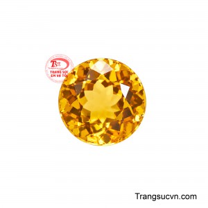Viên Sapphire vàng Kim Nguyệt sở hữu sắc vàng cam ấm áp, rực rỡ nhưng không phô trương, gợi liên tưởng đến ánh trăng vàng hòa cùng sắc hoàng hôn. 