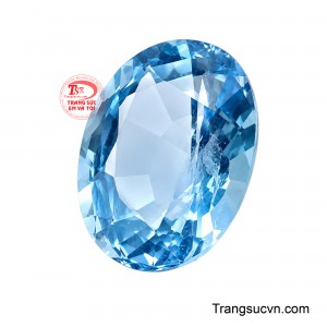 Cùng hiệu ứng bắt sáng tinh tế mang đến cho viên topaz một thần thái nhẹ nhàng nhưng không đơn điệu.