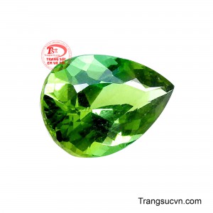 Mỗi chuyển động của viên đá lại mang đến những sắc độ khác nhau, từ xanh dịu mát đến ánh vàng ấm áp, làm nổi bật vẻ đẹp tự nhiên và tinh tế của Tourmaline.