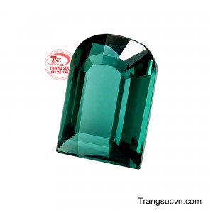 Trên nền sắc lục sẫm, từng tia sáng hiện lên có chủ đích, mang lại vẻ lấp lánh sang trọng và đầy khí chất.