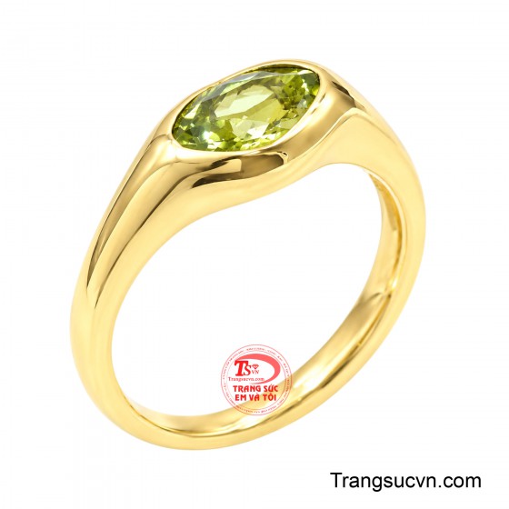 Nhẫn Nữ Peridot Lục Uyển