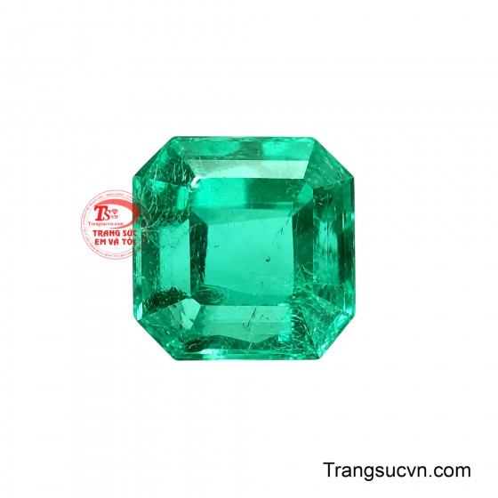 Viên Emerald Colombia Lục Kim Tước