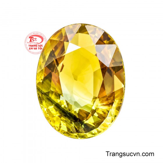 Viên Saphir Oval thiên nhiên đẹp