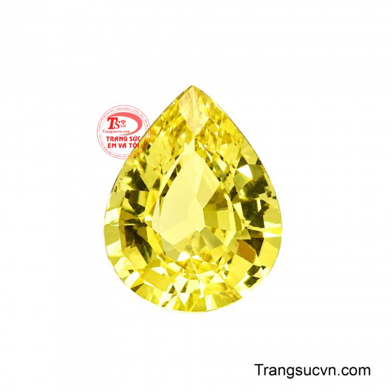 Viên sapphire vàng đẳng cấp