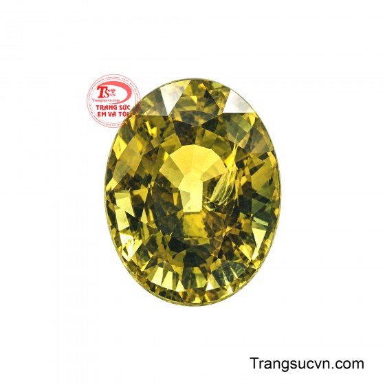 Viên Sapphire vàng huyền bí