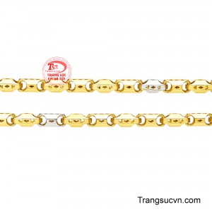 Dây chuyền tượng trưng cho cuộc sống sung túc, tài lộc dồi dào và những giá trị thịnh vượng bền lâu. 