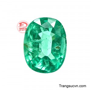 Viên Emerald Lục Bảo Tài Lộc nổi bật với sắc lục rực rỡ, mang chiều sâu và nguồn sinh khí mạnh mẽ. 