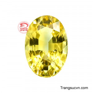 Viên Sapphire vàng tươi mát được xem là một trong những loại đá quý đẹp nhất trong họ nhà sapphire. 
