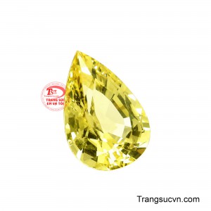 Màu vàng tươi tắn của viên đá tượng trưng cho sự giàu sang và thịnh vượng, mang lại vượng khí.