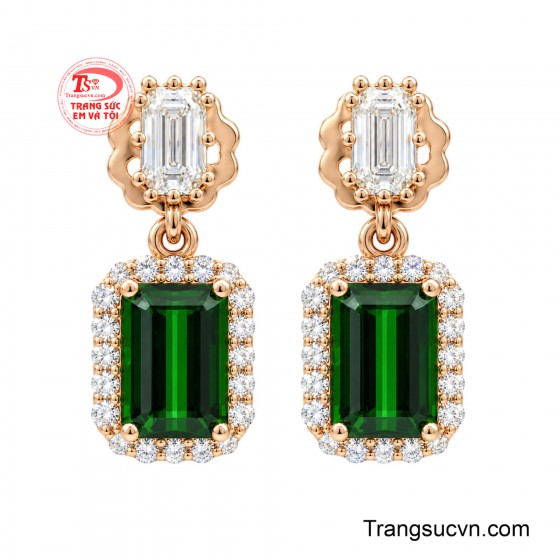 Hoa Tai Tourmaline Đẳng Cấp