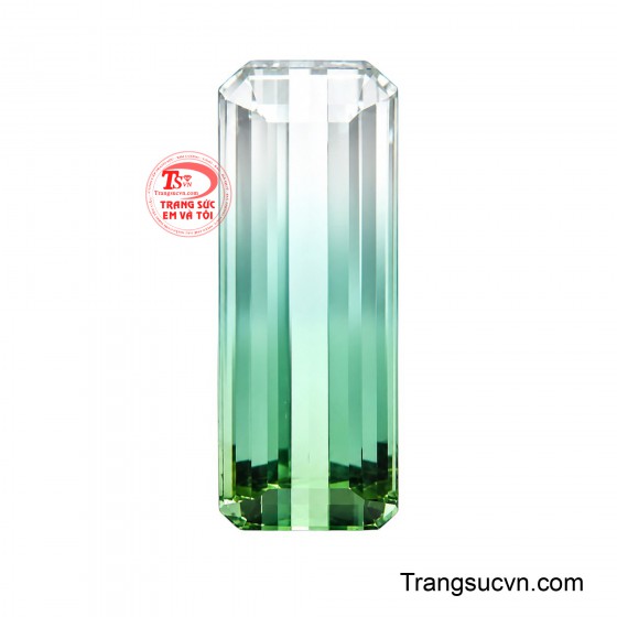 Viên Tourmaline Bicolor Lưỡng Sắc