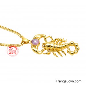 Bộ Mặt Dây Bọ Cạp Vượng Khí là điểm nhấn trang sức dành cho người muốn thể hiện khí chất riêng cùng vẻ đẹp quyền lực và cuốn hút.