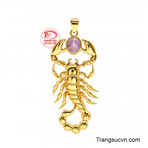 Mặt Dây Bọ Cạp Vượng Khí nổi bật với thiết kế bọ cạp mạnh mẽ, tượng trưng cho bản lĩnh, ý chí kiên định và nguồn năng lượng bảo hộ.