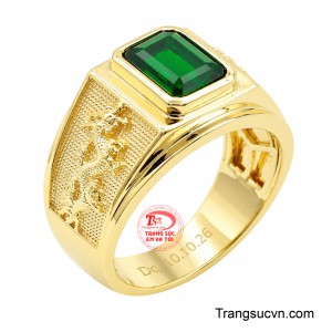 Nhẫn Nam Tourmaline Phú Quý