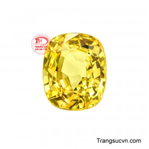 Viên Sapphire Nhật Kim mang vẻ đẹp cuốn hút của dòng đá quý sapphire, gợi liên tưởng đến ánh sáng rực rỡ và nguồn năng lượng tích cực. 