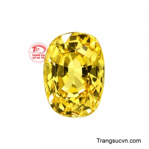 Viên Sapphire Nhật Quang mang vẻ đẹp đầy cuốn hút, gợi hình ảnh ánh mặt trời rạng rỡ và nguồn sinh khí tràn đầy sức sống.