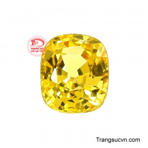 Viên Sapphire Vàng Tụ Tài nổi bật với sắc vàng quý phái, gợi lên vẻ đẹp ấm áp, rạng rỡ và sức hấp dẫn đầy cuốn hút. 