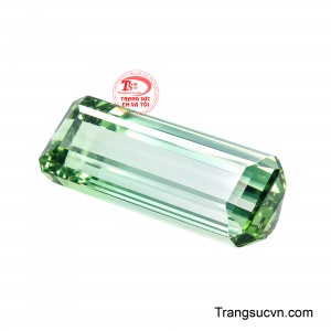 Sự tương phản nhẹ giữa sắc xanh mát và vùng lục đậm nơi chân đá tạo nên vẻ đẹp đa tầng, tựa ranh giới giao thoa. 