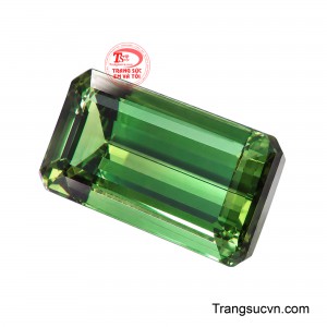 Giác cắt chữ nhật với các tầng mặt cắt song song tạo hiệu ứng phản chiếu như những lớp sóng ánh sáng lan tỏa bên trong viên đá. 