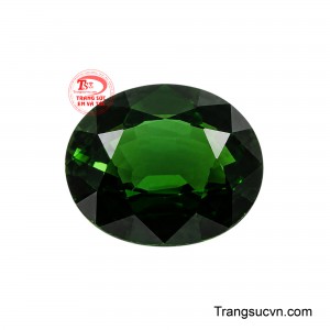 Sắc xanh lục sang trọng gợi liên tưởng đến sự sinh trưởng, thịnh vượng và nguồn năng lượng tích cực, khiến viên đá trở thành lựa chọn đầy ý nghĩa cho những thiết kế trang sức cao cấp. 