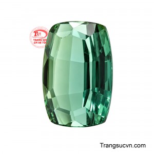 Dáng oval thanh lịch kết hợp giác cắt facet tinh xảo giúp viên đá phản chiếu ánh sáng lung linh từ nhiều góc độ.