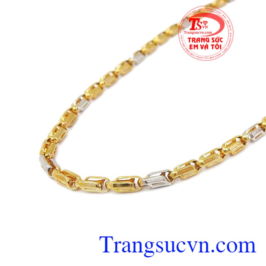 Dây chuyền lồng sáng, Dây chuyền nam vàng tây