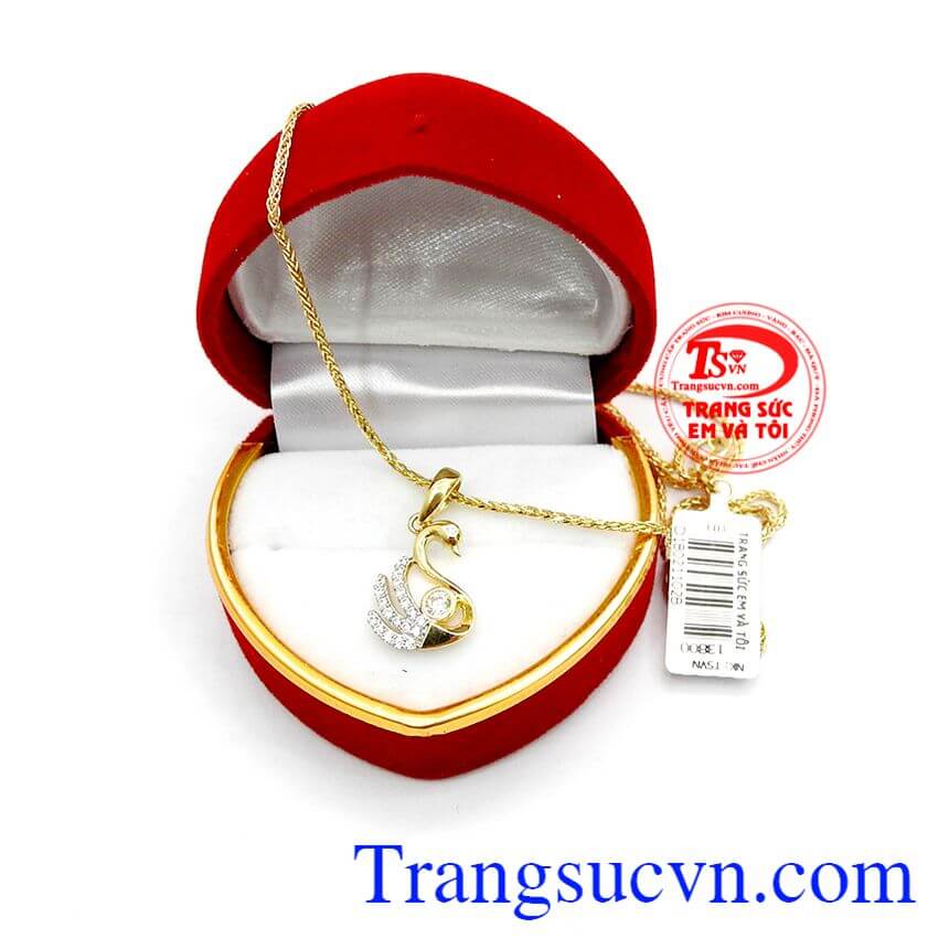 Bộ dây chuyền thiên nga nhập khẩu, trang sức bộ Bộ dây chuyền thiên nga nhập khẩu, trang sức bộ