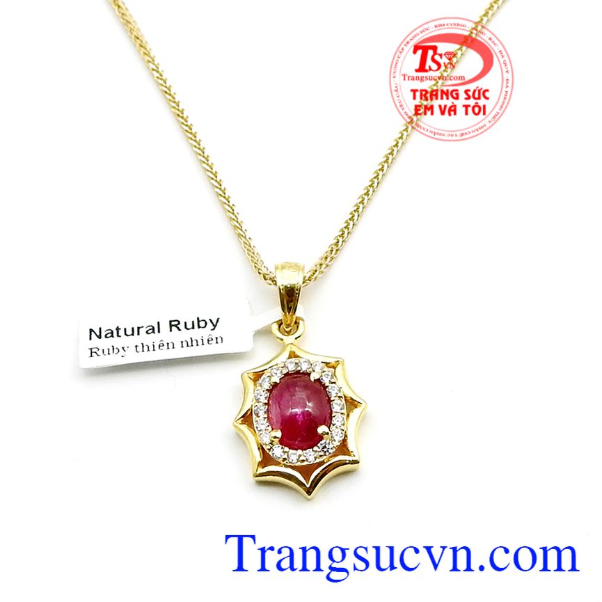 Bộ dây ruby mặt trời size to, trang sức bộ Bộ dây ruby mặt trời size to, trang sức bộ