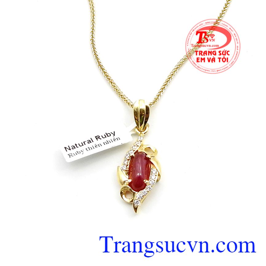Bộ dây vàng đá quý ruby, trang sức bộ Bộ dây vàng đá quý ruby, trang sức bộ