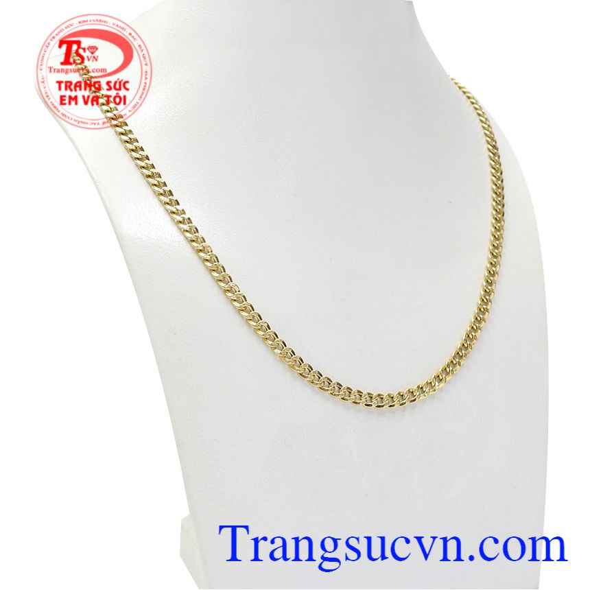 Dây chuyền vàng 18k, Dây chuyền Italy, Dây chuyền nam vàng tây