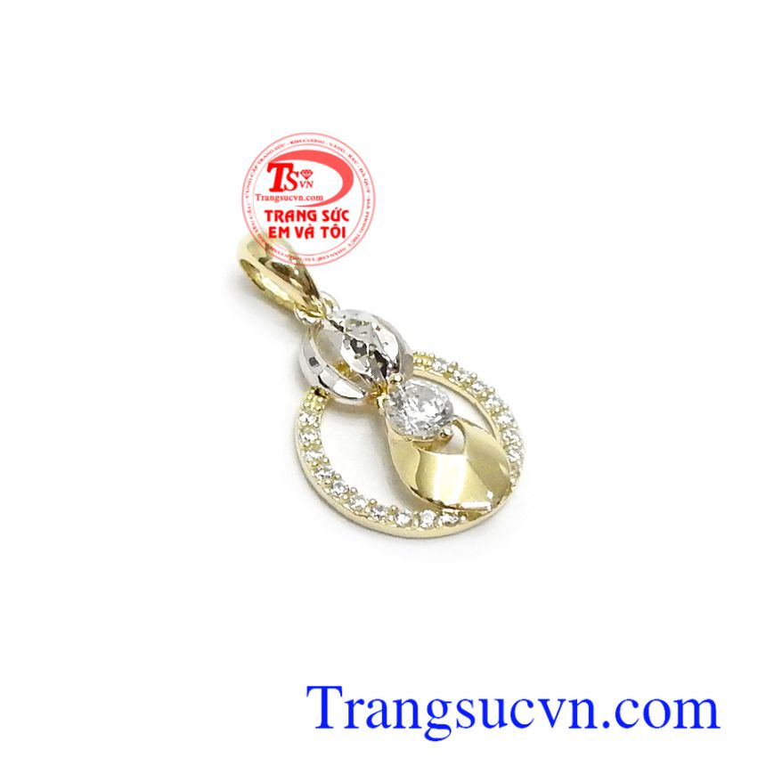 Mặt dây chuyền Hàn Quốc duyên dáng, Mặt dây chuyền vàng tây