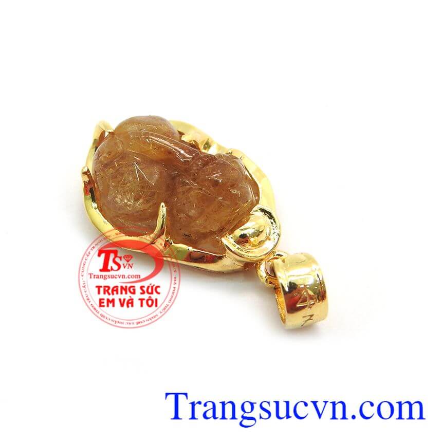 Mặt dây tì hưu chiêu lộc, mặt dây thạch anh