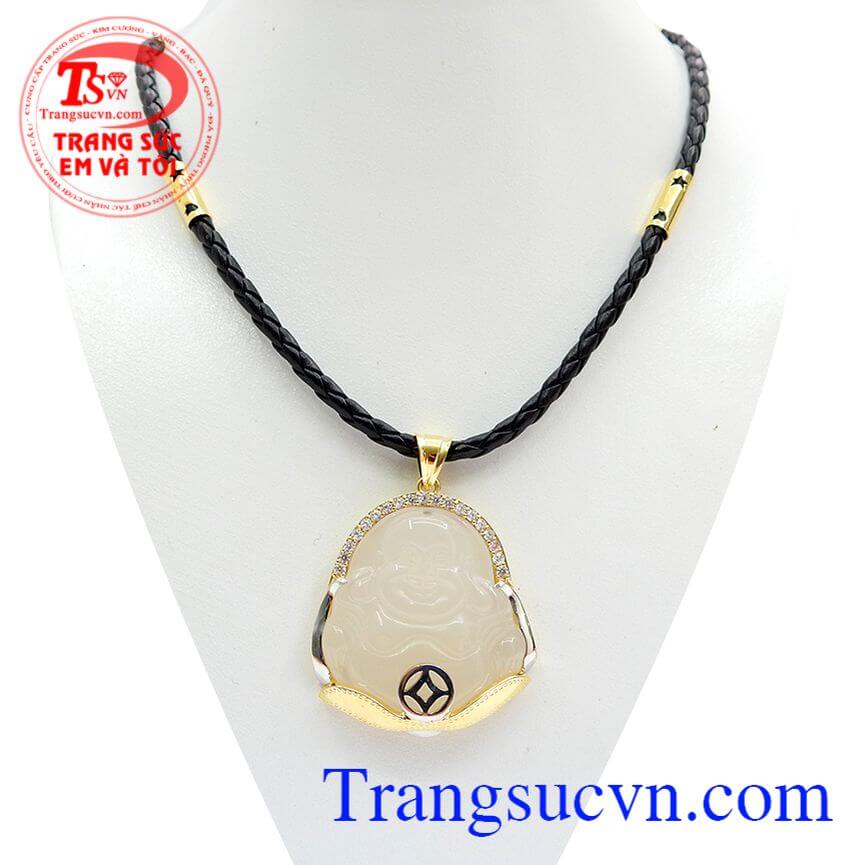 Bộ dây chuyền phật mã não thiên nhiên, Bộ dây chuyền nam mệnh Thủy, Bộ dây chuyền nam cá tính