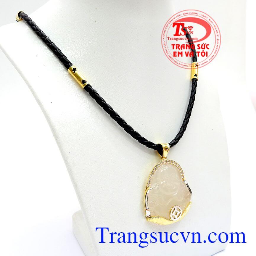 Bộ dây chuyền phật mã não thiên nhiên, Bộ dây chuyền nam mệnh Thủy, Bộ dây chuyền nam cá tính