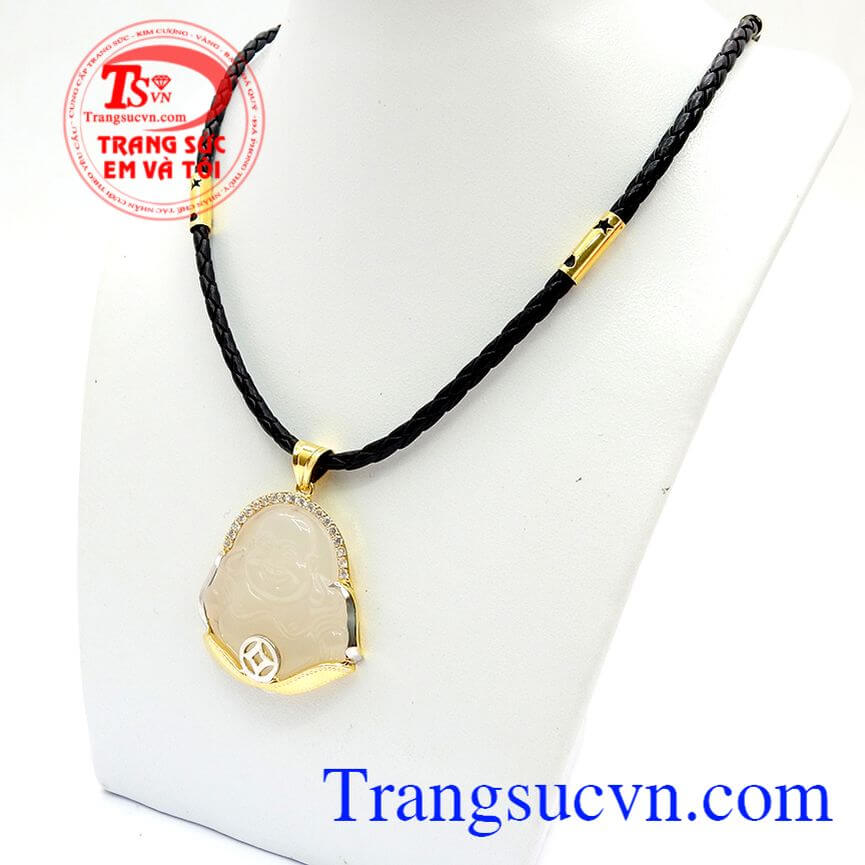 Bộ dây chuyền phật mã não thiên nhiên, Bộ dây chuyền nam mệnh Thủy, Bộ dây chuyền nam cá tính